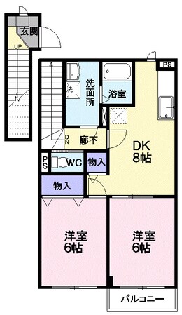 キャンディータフトＳの物件間取画像